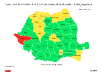 Dumbrăvița este devastată de coronavirus. A crescut rata de infectare
