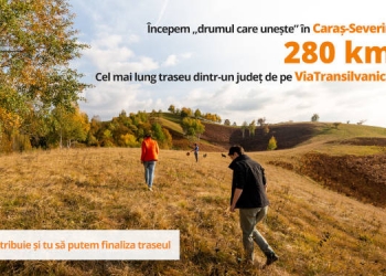 Caraș-Severin, județul care va avea cel mai lung traseu turistic montan din ”Via Transilvanica”