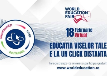 Târg virtual de educație. Participă universități de pe două continente