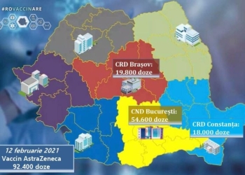 Centrul Regional de Depozitare Timișoara nu primește nicio doză din tranșa a doua de AstraZeneca