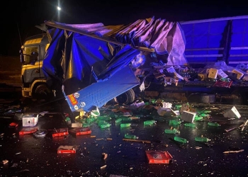 Traficul pe autostrada #A1 este blocat la km 459, sensul de mers Timișoara – Lugoj