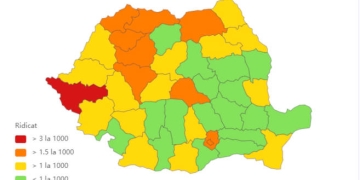 Județul Timiș rămâne în zona roșie a infectărilor Covid19. Incidența în creștere. 5 decese