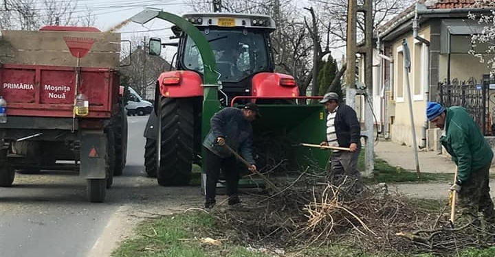 Începe curățenia de primăvară la Moșnița Nouă