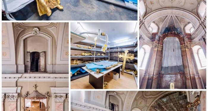 Reabilitarea Domului Romano-Catolic din Piața Unirii se apropie de finalizare