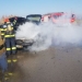 VIDEO S-a făcut scrum pe DN 59C, lângă localitatea Nerău