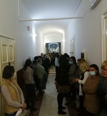 Curtea de Apel Timișoara, blocată de un protest al grefierilor