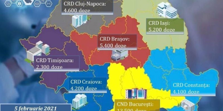 2.300 de doze de Moderna ajung la Timișoara. Cele mai puține din țară…din nou