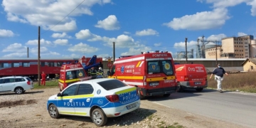 Timiș: Accident feroviar în localitatea Pădureni. 5 persoane au avut nevoie de îngrijiri medicale
