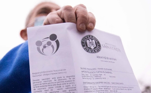 U.E. propune adeverința electronică verde!
