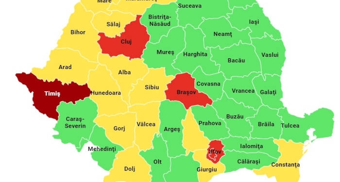 Numărul persoanelor cu Covid-19 internate, în spitalele din Timiş, a urcat la 458, de la 438.