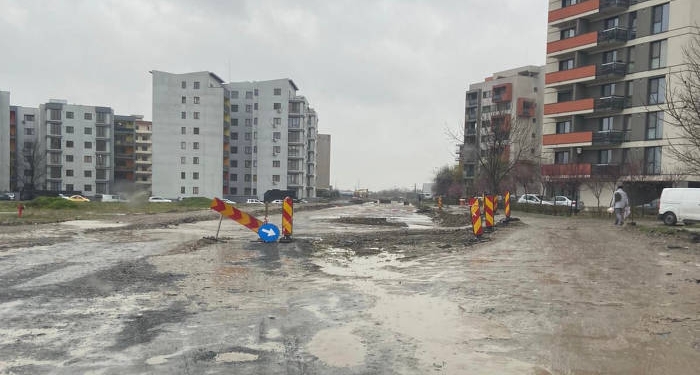 Strada Grigore Alexandrescu lăsată în paragină de Primăria Timișoara