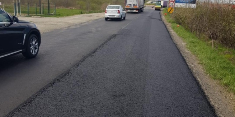 Fără restricții de circulație pe tronsonul de DN68A, între Margina și Holdea. Lucrările se reiau după Paști