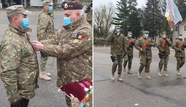 Militarii întorşi din Afganistan, primiţi în Cetatea Aradului