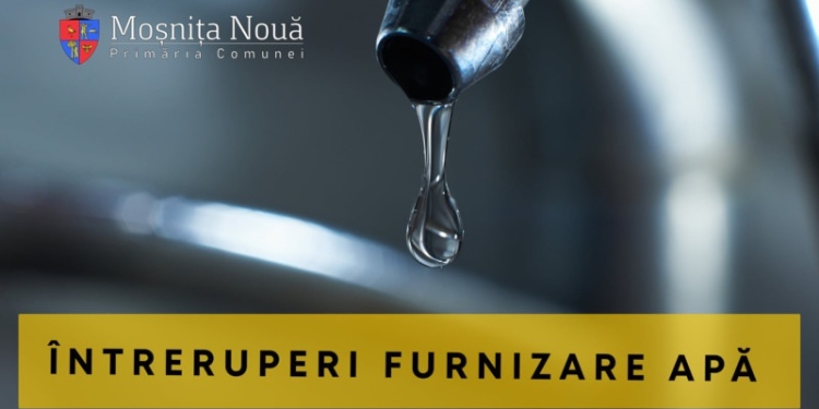 Sute de moșnițeni rămân fără apă. Aquatim mută conducte