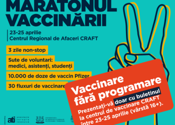 Maratonul Vaccinării începe la Timișoara