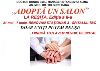 ”Secția groazei” a spitalului din Reșița, renovată de voluntari