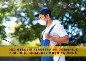 Începe dezinsecția în Moșnița Nouă