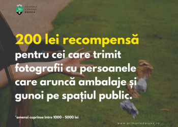 O fotografie face…200 de lei! O primărie din Timiș îi recompensează pe cei care fac poze persoanelor care aruncă gunoaie ilegal