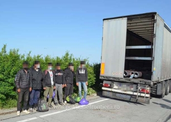 Migranți ascunși în tiruri, pe Autostrada Timișoara-Arad