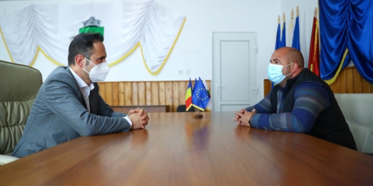 Președintele Alin Nica, în vizită de lucru în localitatea Moravița