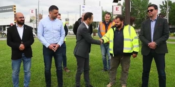 În 2 ani și jumătate avem 4 benzi în Dumbrăvița, promite președintele CJ Timiș, Alin Nica. Continuă proiectele administrației Dobra