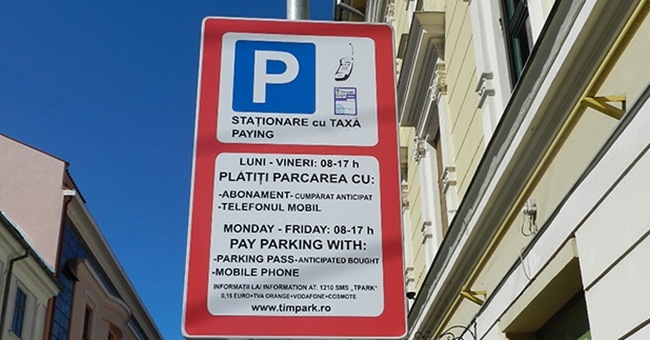 Aceleași tarife la Timpark până la finalul lui 2021