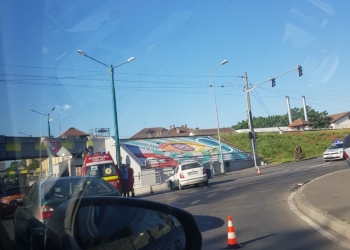 Un copil a fost victimă într-un accident rutier la pasajul Popa Șapcă din Timișoara
