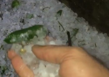 VIDEO A bătut grindina în Sânnicolau Mare! O parte din acoperișul Bisericii Catolice a fost smult de vânt. Mii de oameni fără curent electric