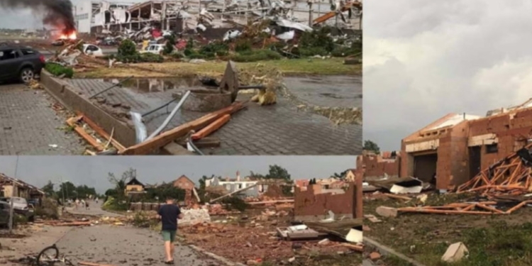 Tornadă devastatoare în Cehia, soldată cu mai mulți morți și 150 de răniți