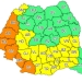 Fenomene extreme în România: coduri portocalii de vijelii și caniculă în aproape toată țara