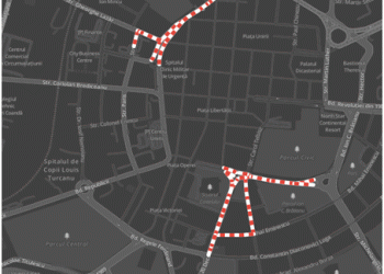 “Străzi pentru Comunitate”, NU pentru șoferi! Restricții de circulație în centrul Timișoarei