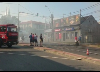 VIDEO Incendiu pe un bulevard din Timișoara!