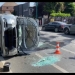 VIDEO Șoferia nu e pentru toată lumea! Accident în Timișoara, produs de un șofer care nu s-a asigurat