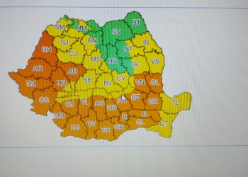 Atenționare meteo! Cod portocaliu de disconfort termic în vestul țării