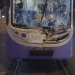 VIDEO. Tramvai făcut praf, după impactul cu o dubă de la penitenciar