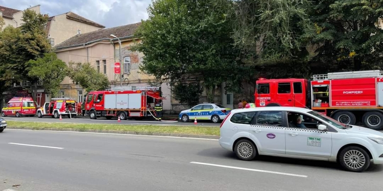 Incendiu la Timișoara. 14 oameni evacuați