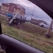 VIDEO Stâlp pus la pământ de o mașină! Accident grav la ieșire din Timișoara