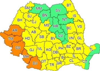 Caniculă și disconfort termic în Timiș! Vezi anunțul meteorologilor