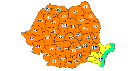 După caniculă, vin furtunile! Județul Timiș, sub cod portocaliu