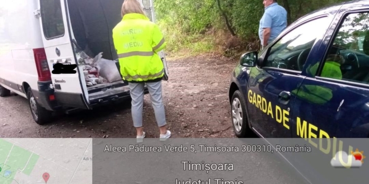 Pădurea Verde, „groapă de gunoi” pentru un timișorean! A luat o amendă record