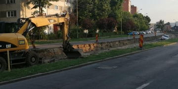 Off-road de Timișoara! Cu mașina-n șanț pe șantierul de pe Cetății