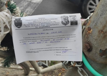 Poliția Locală Timișoara lovește, din nou! Somează un …loc de veghe! A fost amplasat în memoria unui ciclist decedat în urma unui accident rutier