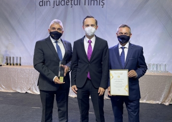 Premiu important pentru apa de aur a Banatului. Distincție pentru Excelență, din partea CCIA Timișoara
