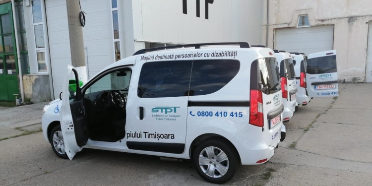 Taxiul persoanelor cu dizabilități. Serviciul pus la dispoziție de Societatea de Transport Public Timișoara
