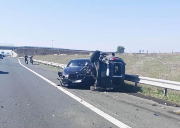 Atenție șoferi! Se circulă pe banda a doua pe autostrada A1, pe sensul de mers Lugoj – Timișoara