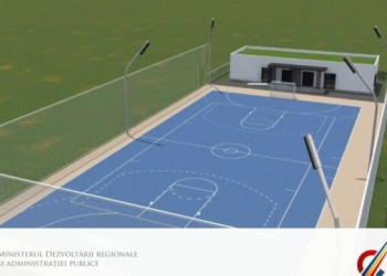 La Recaș se construiește o bază sportivă nouă