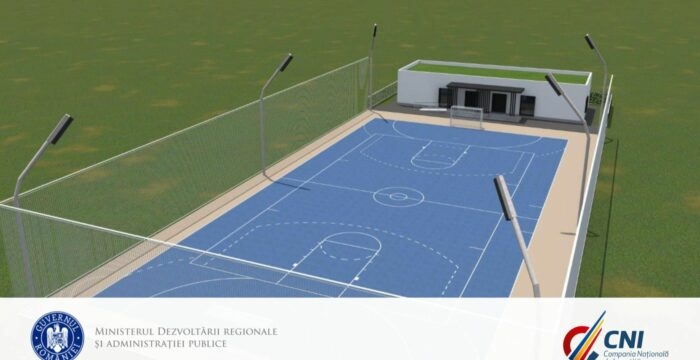 La Recaș se construiește o bază sportivă nouă