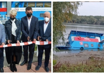 Pur ghinion! Pontonul la care au tăiat panglica Raluca Turcan și alte șase persoane s-a scufundat parțial la mai puțin de o lună de la inaugurare
