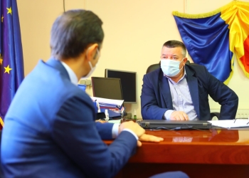 Primarul comunei Sânmihaiu Român, tête-à-tête cu șeful CJ Timiș