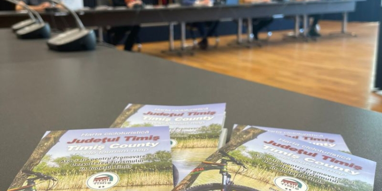 A fost lansată prima hartă de cicloturism din județul Timiș